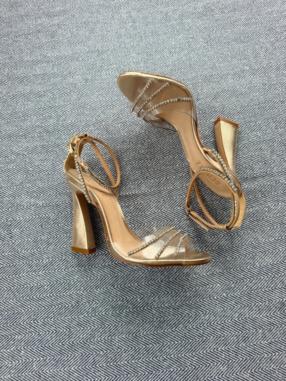 SCHUTZ -  Rhinestone Sandals - Picture 4 of 8